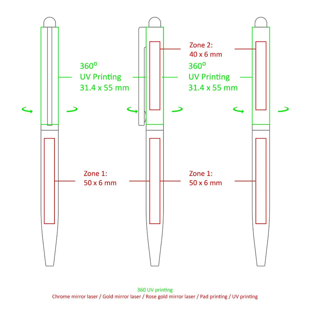 Sari Stylus Twist Metal Ballpen