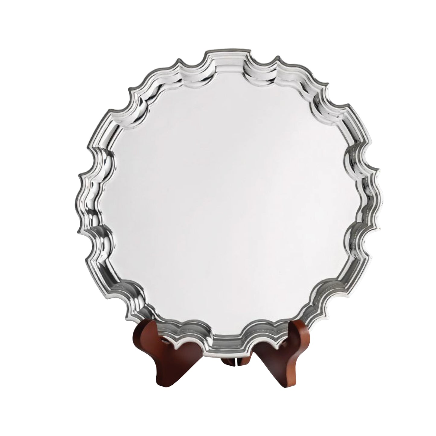 Silver Plated Chippendale Trays - 12 inch