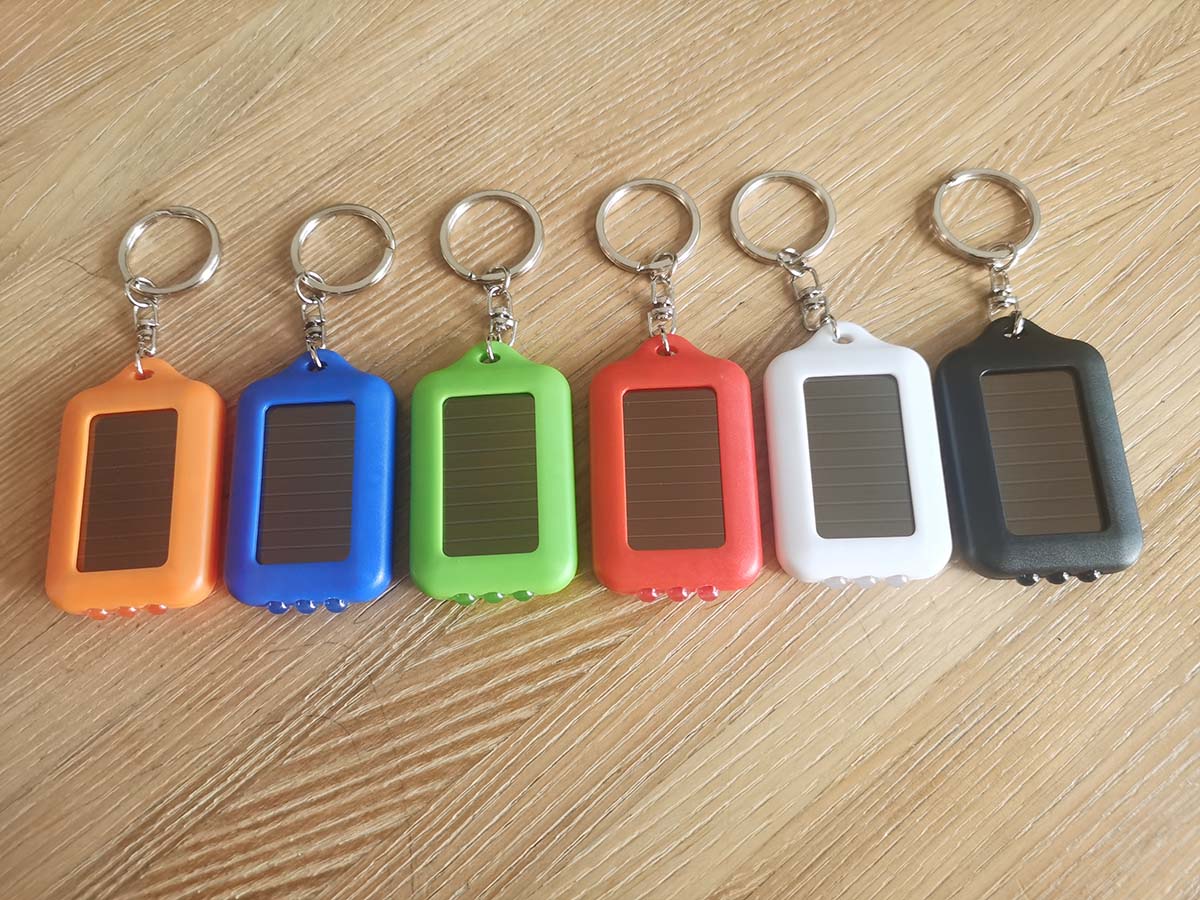 Solar Powered Keychain Light