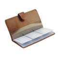 Personalized Leather Business Card File