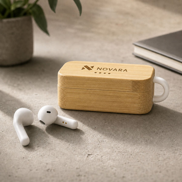 Rockside Bamboo Wireless Earbuds