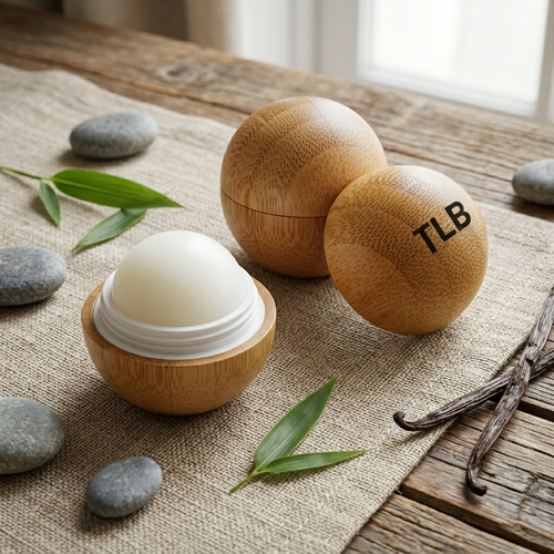 Bamboo Lip Balm Ball
