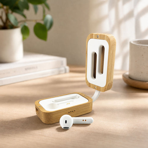 Rockside Bamboo Wireless Earbuds