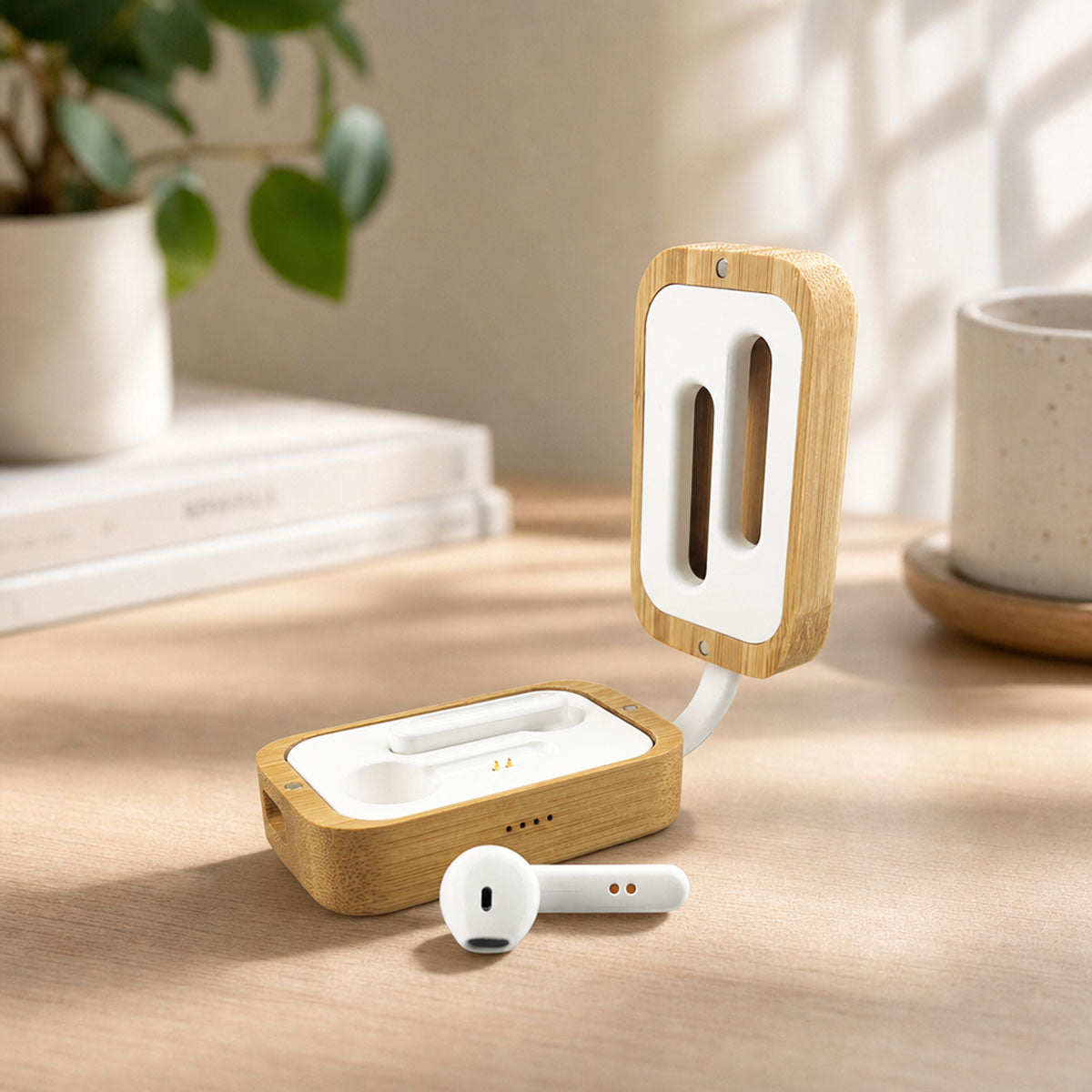 Rockside Bamboo Wireless Earbuds