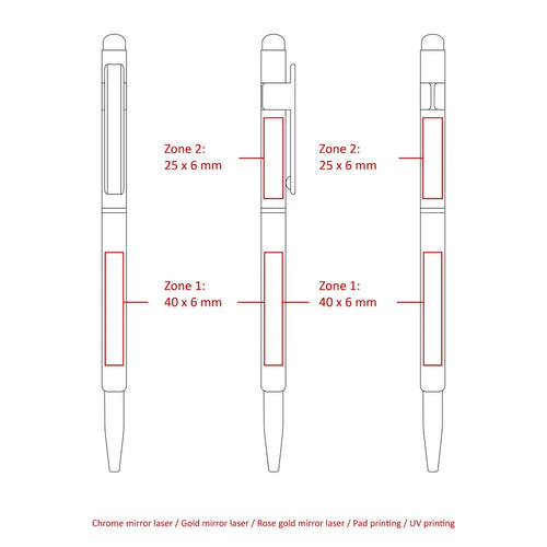 Claw Stylus Twist Metal Ballpen