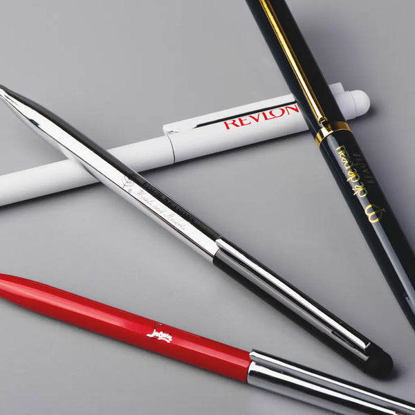 Sari Thin Stylus Twist Metal Ballpen