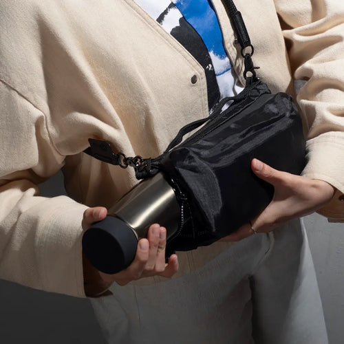 LULU Shoulder Bag with Bottle/Umbrella Compartment