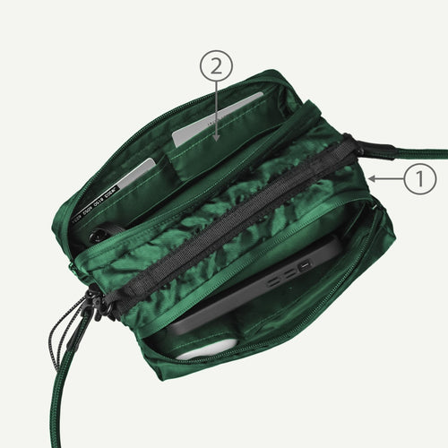 LULU Shoulder Bag with Bottle/Umbrella Compartment