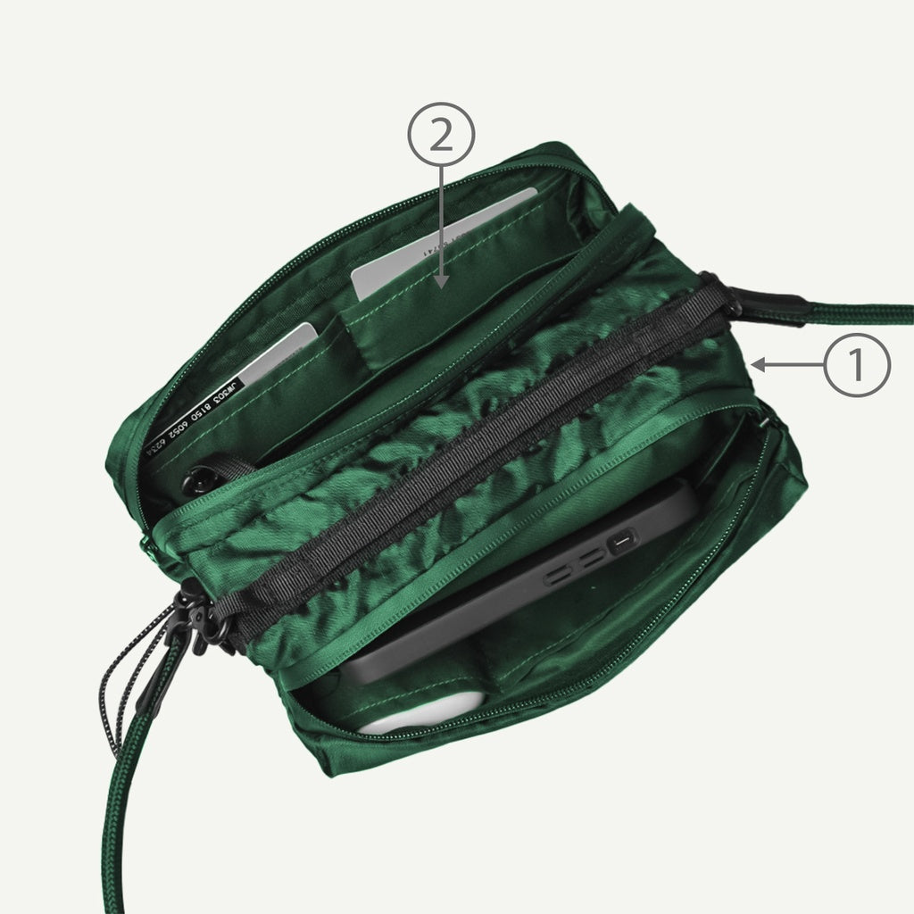 LULU Shoulder Bag with Bottle/Umbrella Compartment