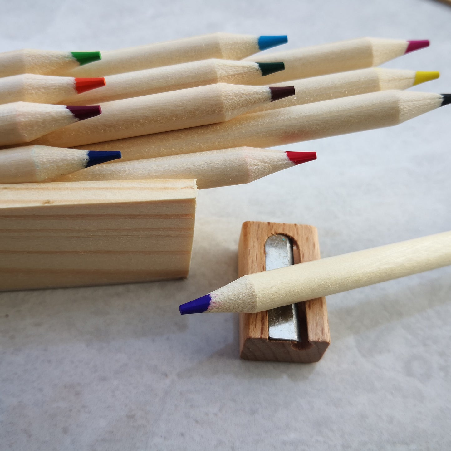 Wooden Colourful Pencil Set