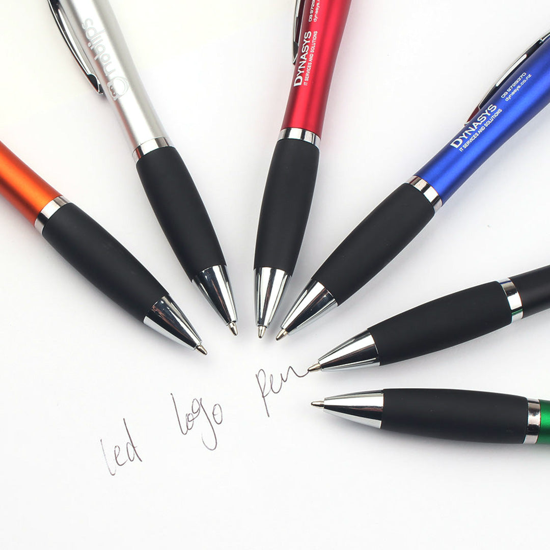LED Ballpoint Pen with Stylus