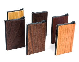 Wood Shield RFID Card Holder