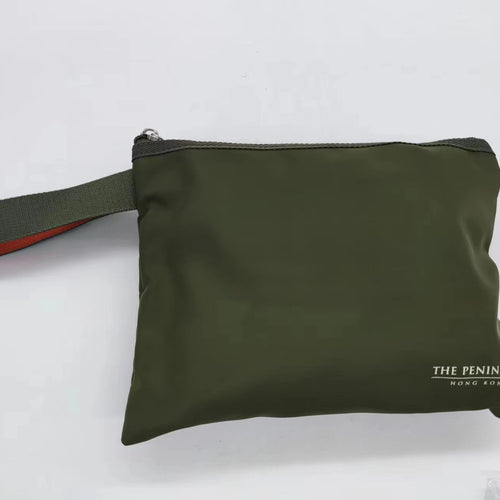 Foldable Nylon Bag with Inner Zipper Pouch