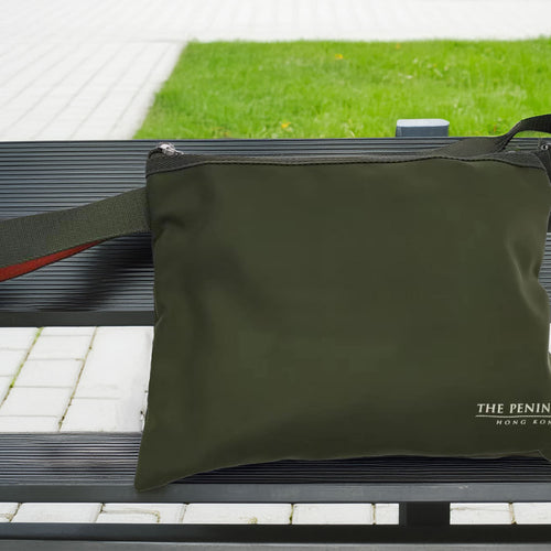 Foldable Nylon Bag with Inner Zipper Pouch