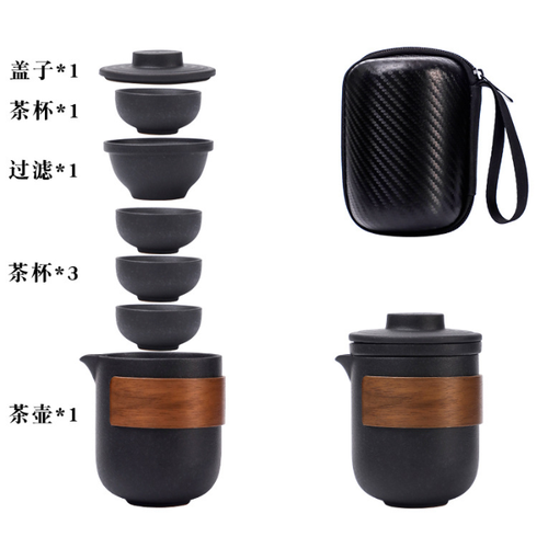 Portable Ceramic Tea Pot Set