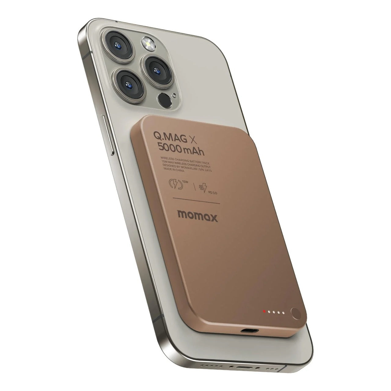 Momax Q.Mag X Magnetic Wireless Power Bank 5000mAh