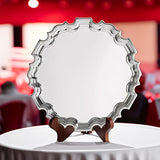 Silver Plated Chippendale Trays - 12 inch