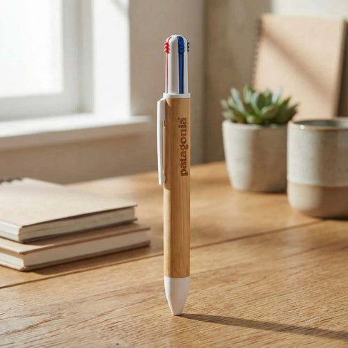 4 Colour Bamboo Pen