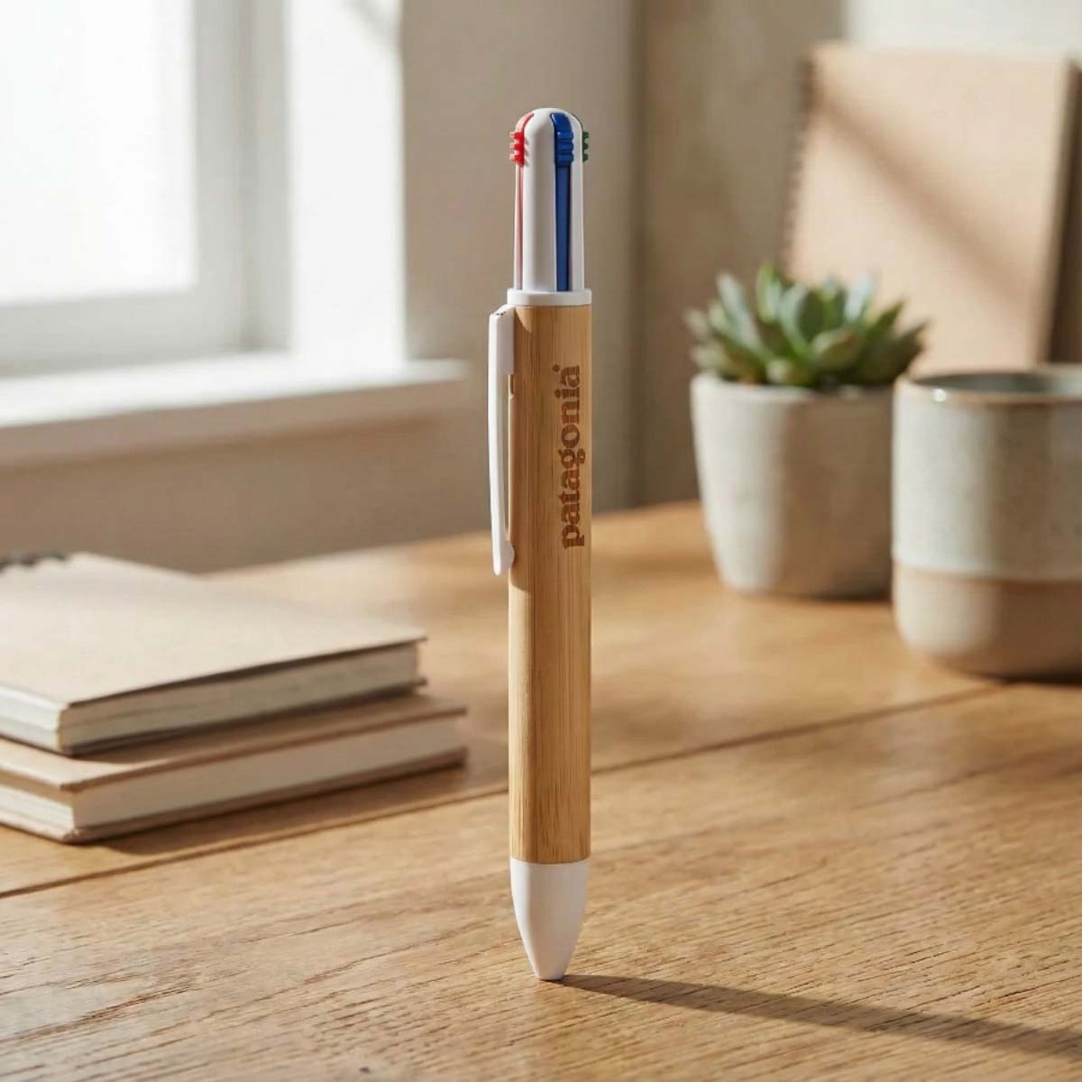 4 Colour Bamboo Pen