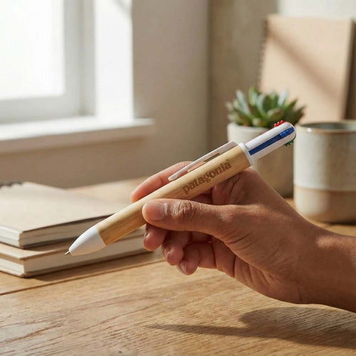4 Colour Bamboo Pen