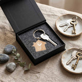 Bamboo House Key Ring