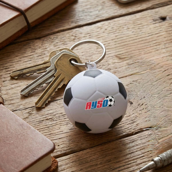 Soccer Ball Stress Key Ring