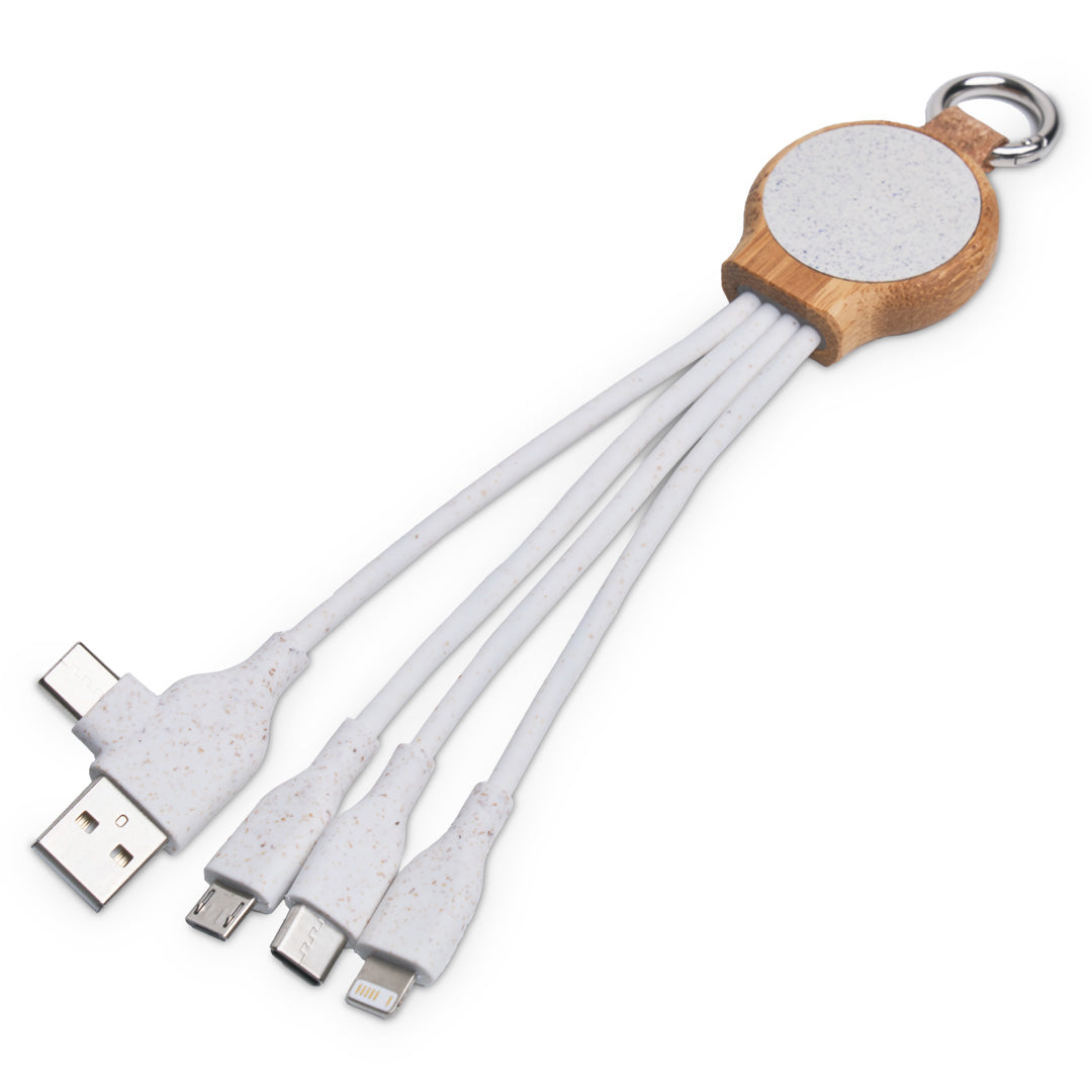 EcoPower Bamboo Charging Cable