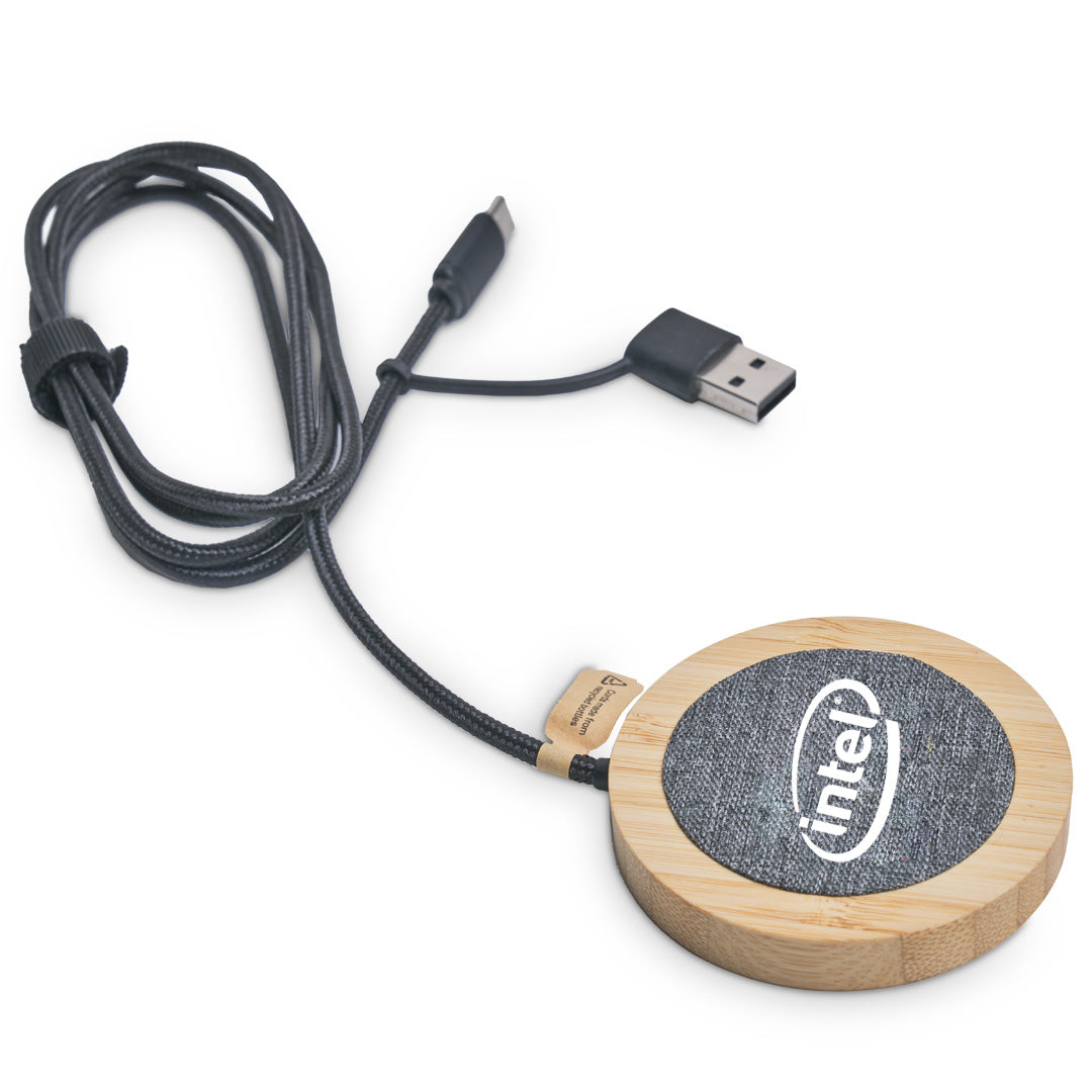 EcoPower Bamboo Wireless Charger