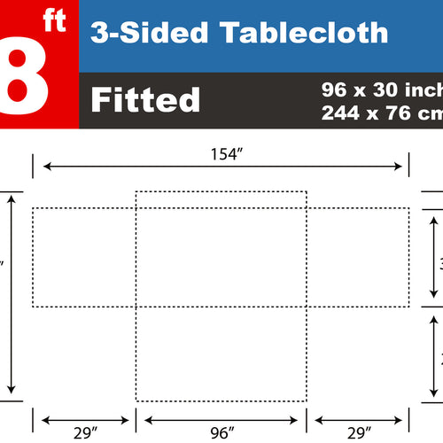 8 ft Table Cloth