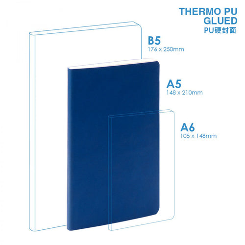 PU A5 Soft Cover (glued) Notebook