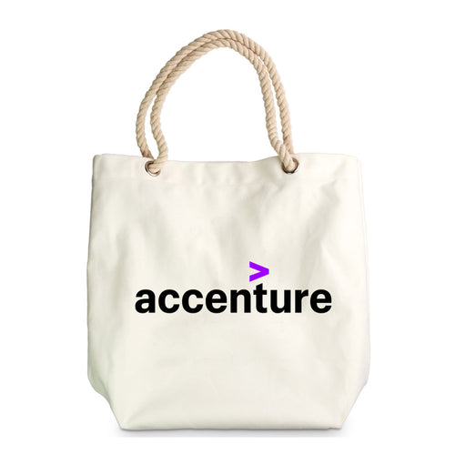Rope Handle Canvas Tote