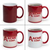 Heat Sensitive Mug 11oz red/white