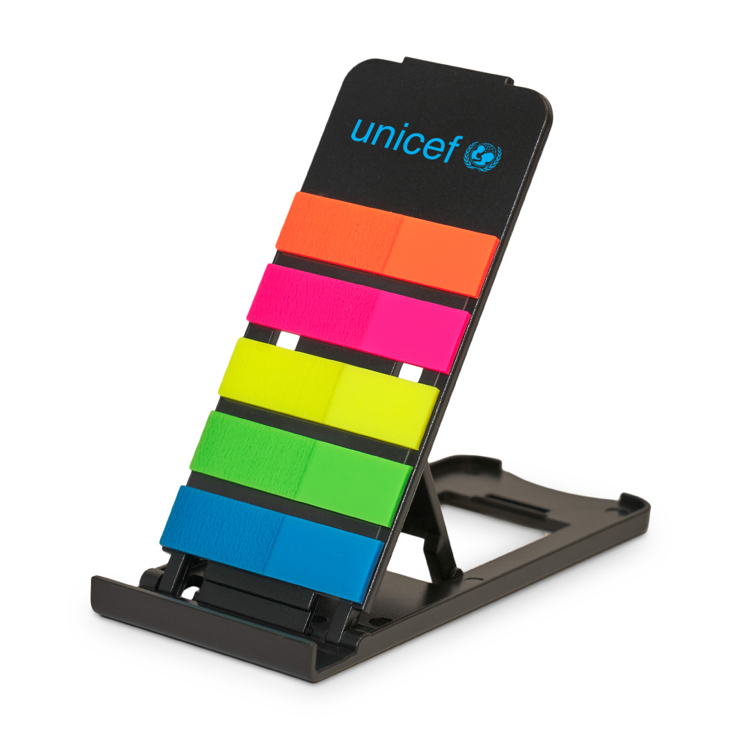 Coloured Sticky Notes Phone Stand