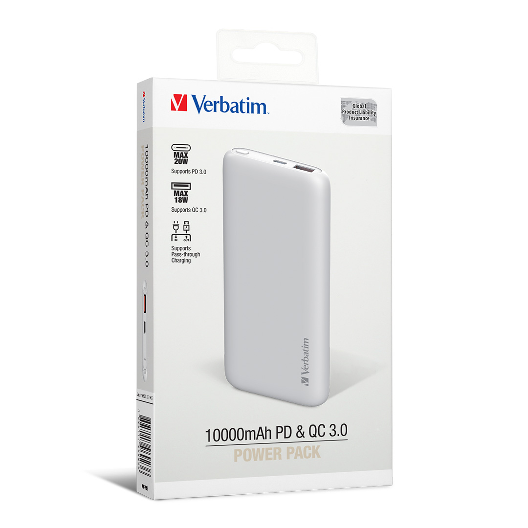 Verbatim 10000mAh 移動充電器