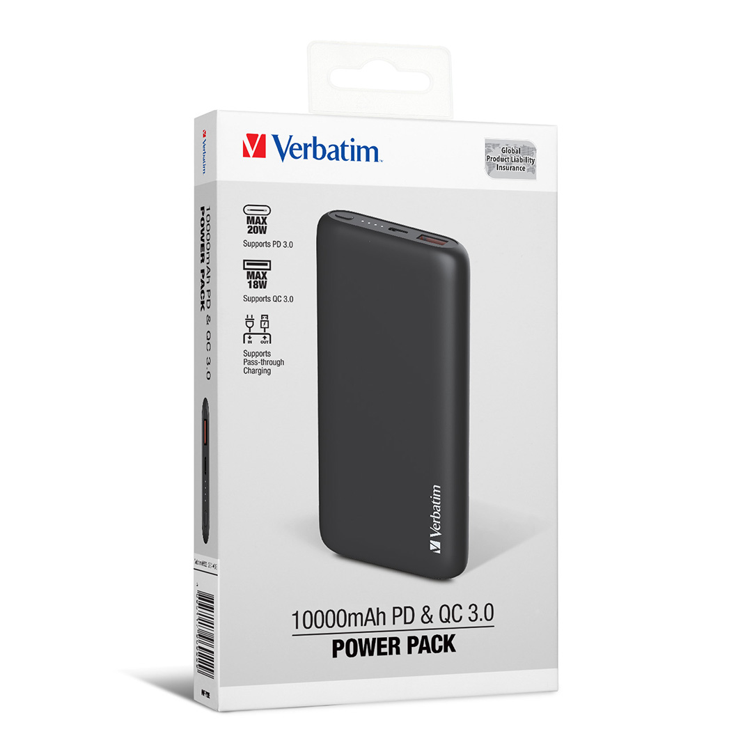 Verbatim 10000mAh 移動充電器