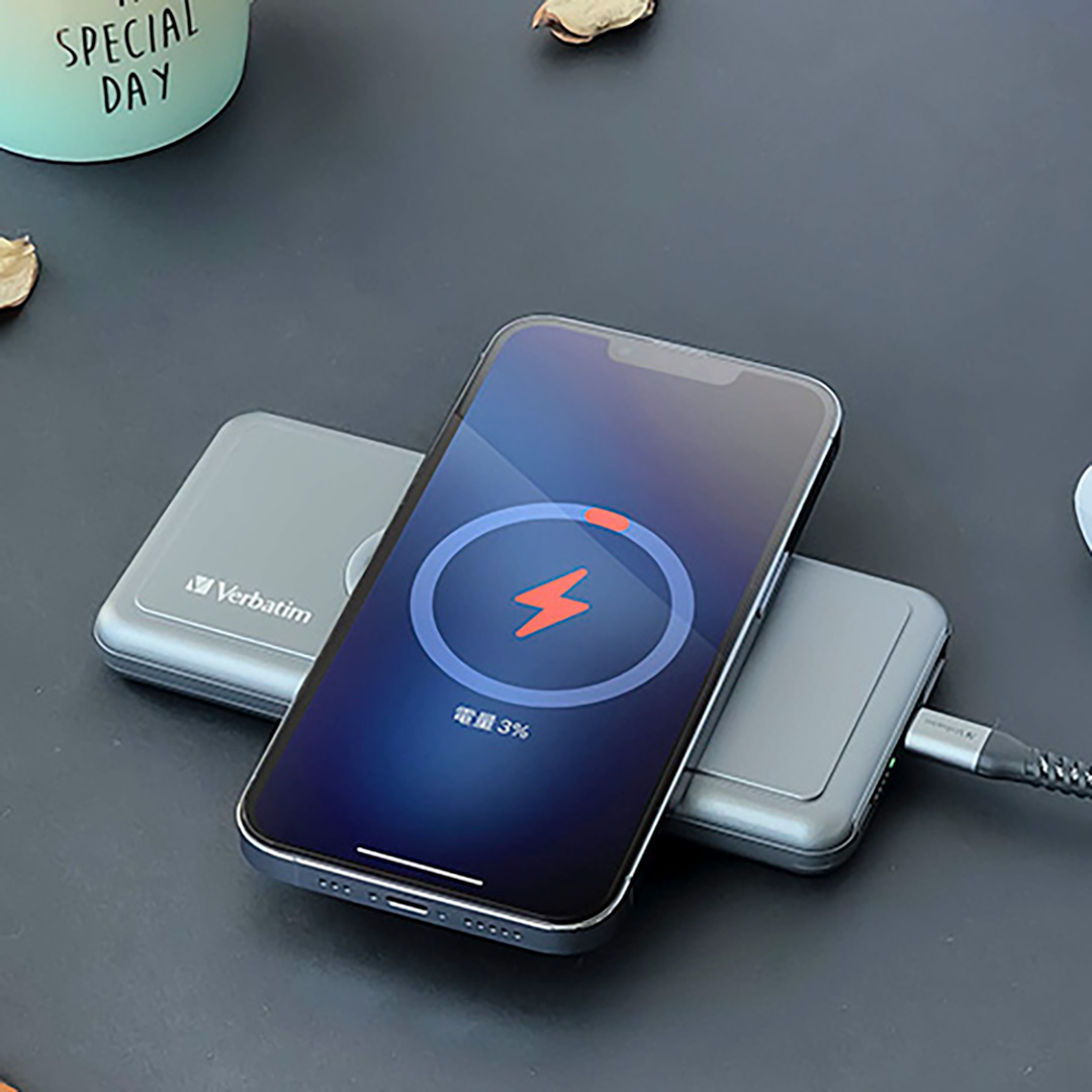 Verbatim 10000mAh Wireless Charging Power Pack