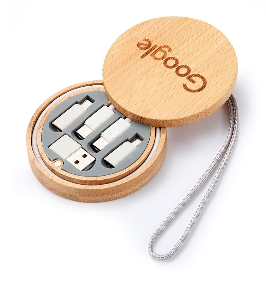 Bamboo Charging Cable Set