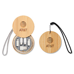 Bamboo Charging Cable Set