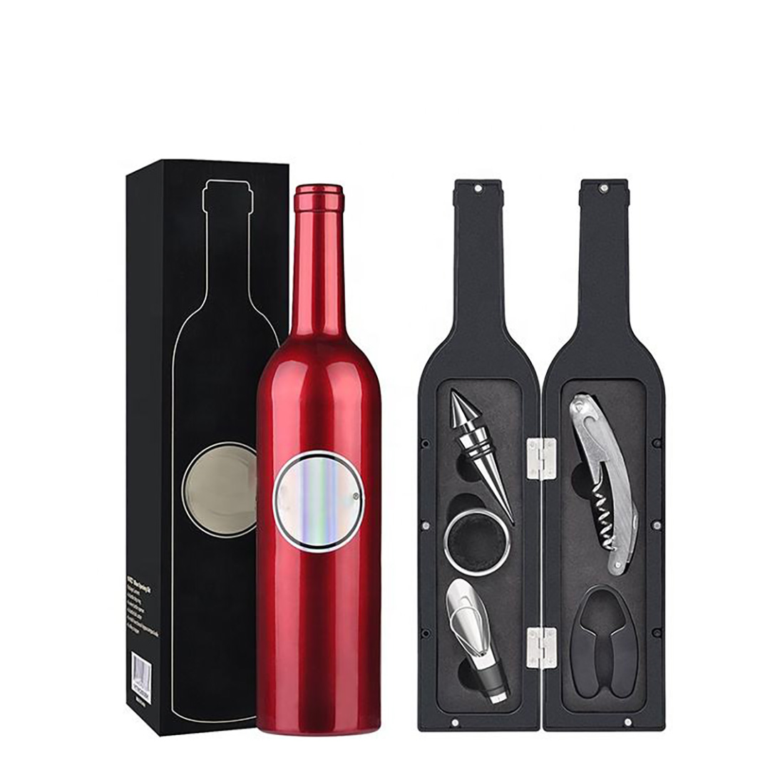 Wine Bottle Accessories Gift Set