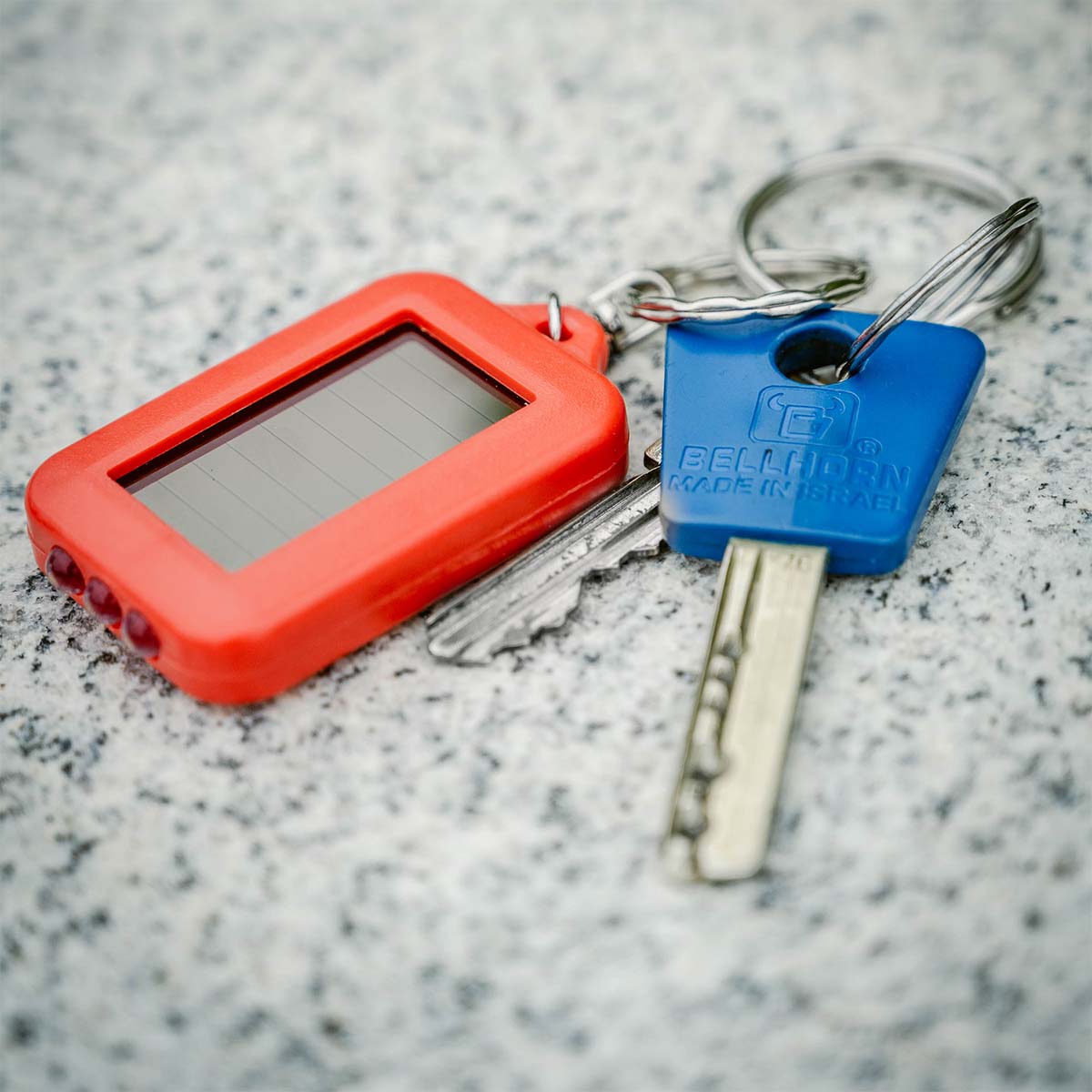 Solar Powered Keychain Light