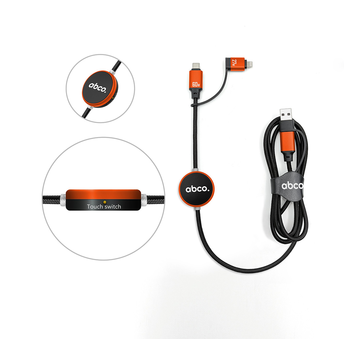 4 in 1 Switch Light Fast Charging Data Cable