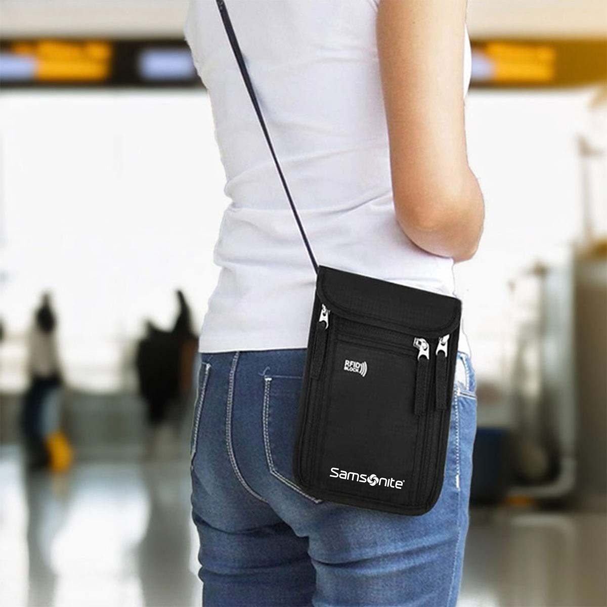 Travel Pouch with RFID Blocking