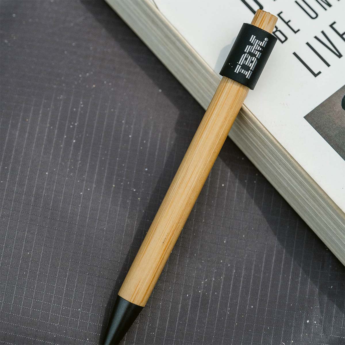 Bamboo Ballpen with Spinner