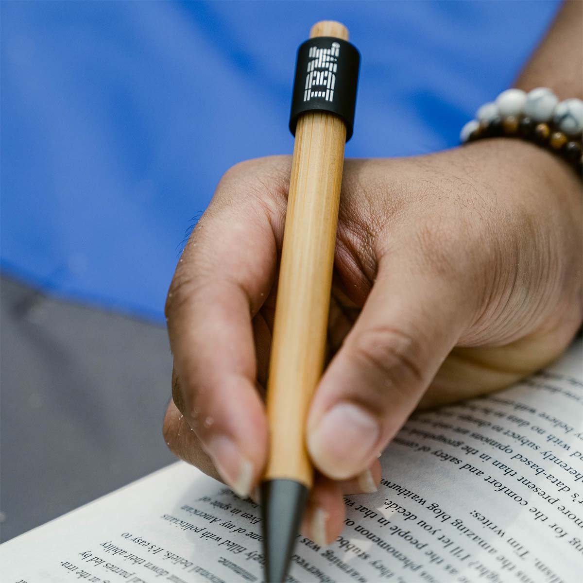 Bamboo Ballpen with Spinner