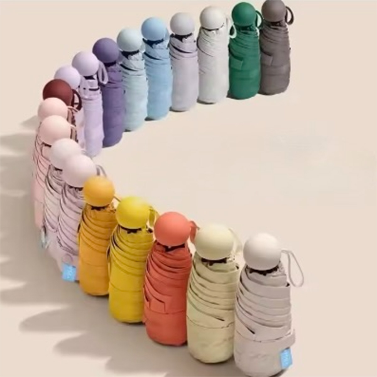 Compact UV-blocking Umbrella