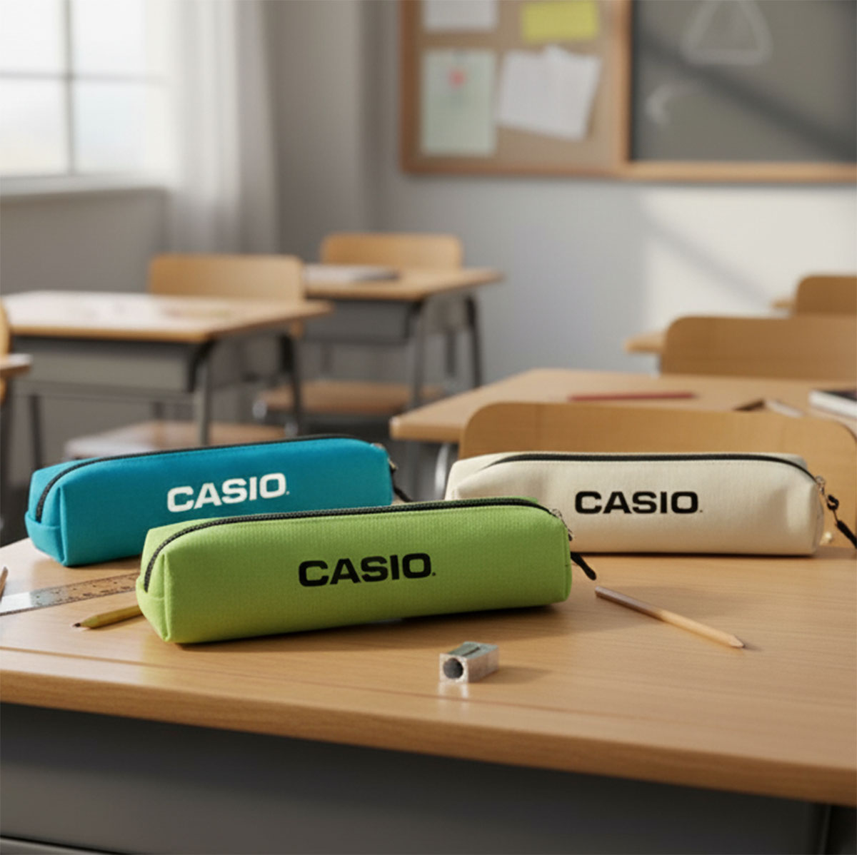 Simple Cotton Pencil Pouch