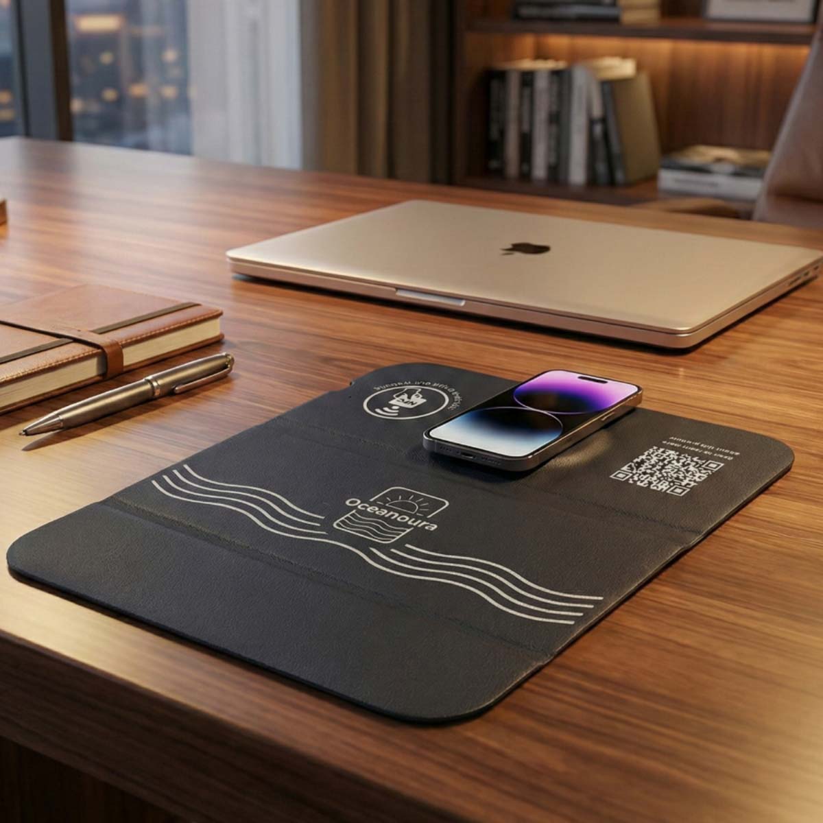 SmartTap Magnetic Wireless Folding Mouse Pad