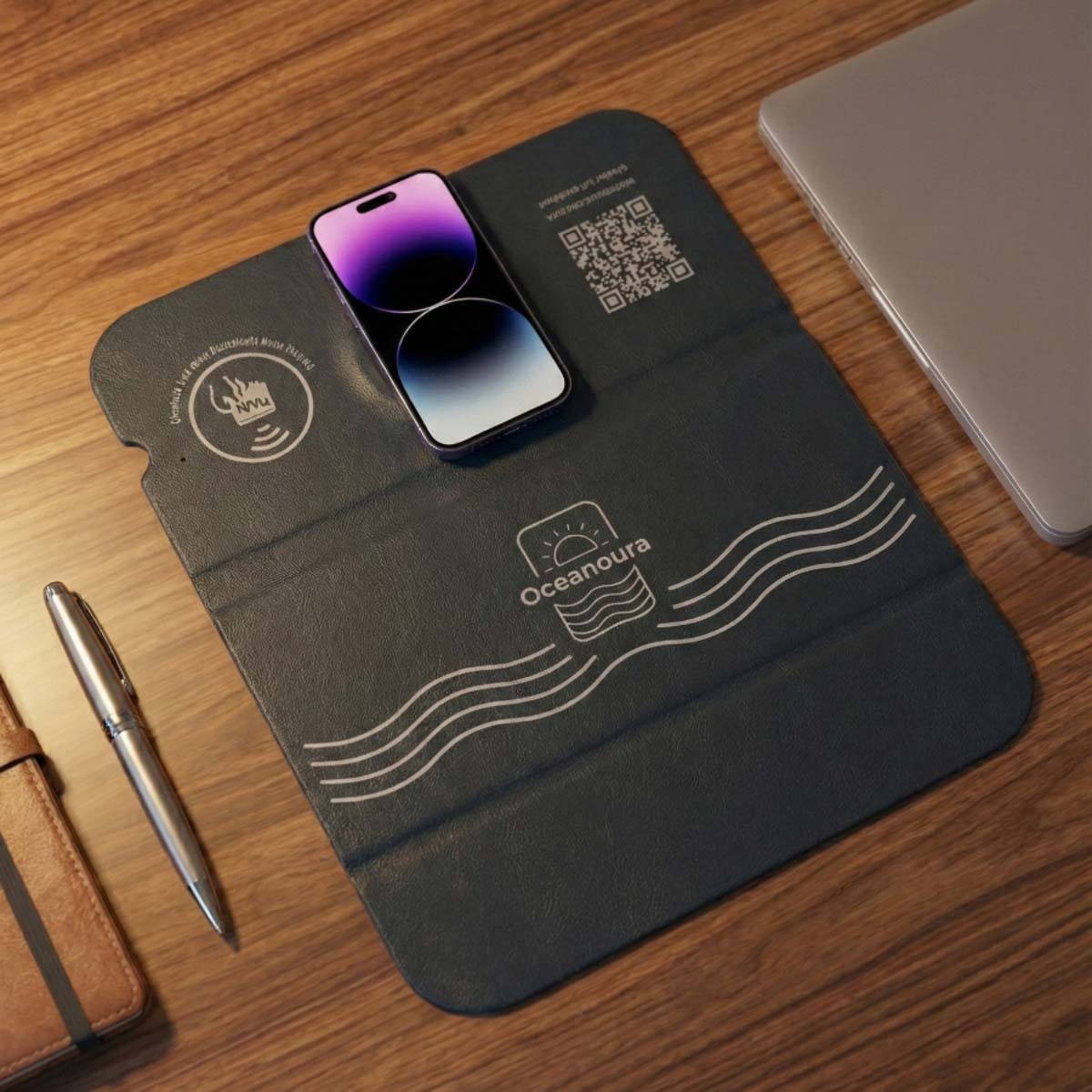 SmartTap Magnetic Wireless Folding Mouse Pad