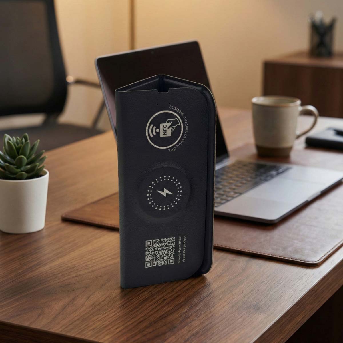 SmartTap Magnetic Wireless Folding Mouse Pad