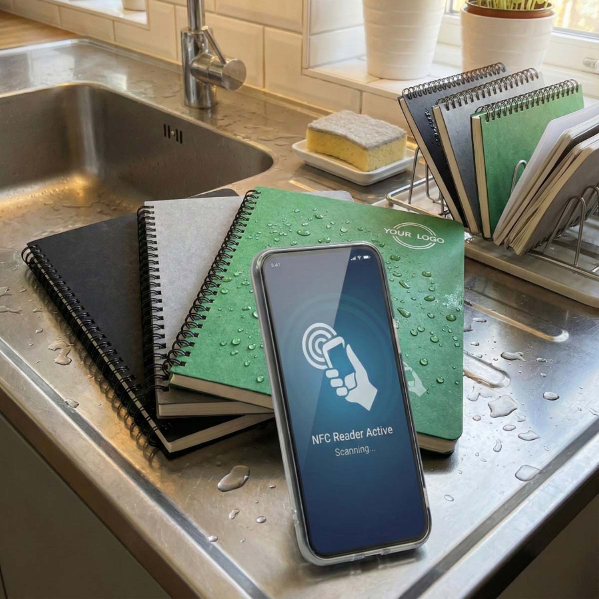 Washable Notebook with SmartTap